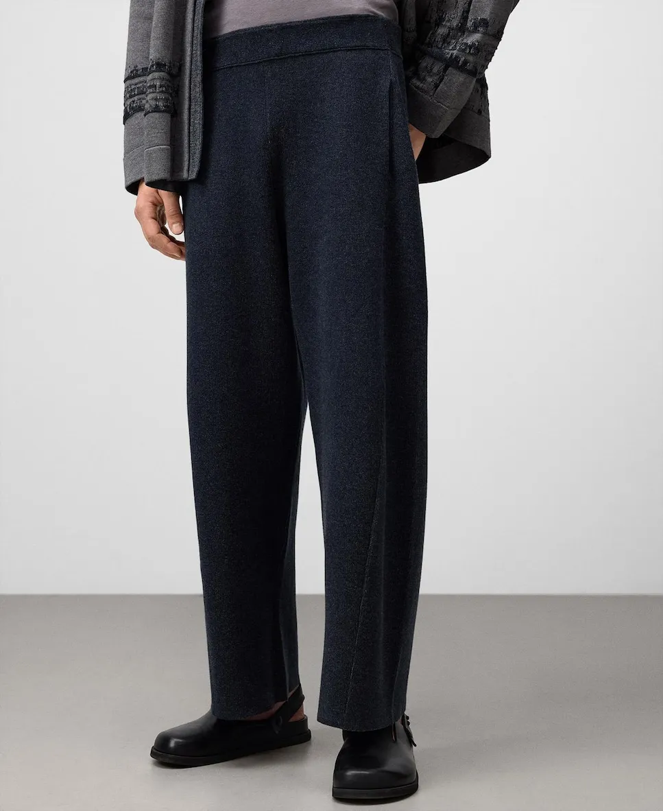 

Брюки мужские вязаные бочкообразного кроя Adolfo Dominguez, серый