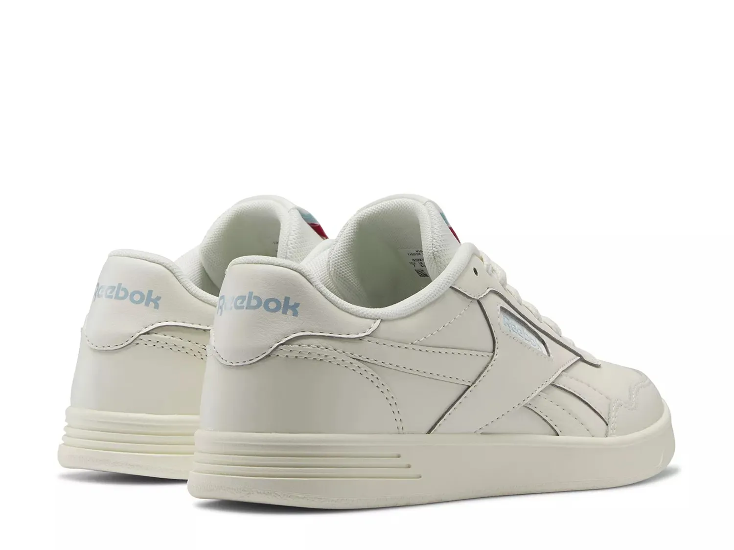 Кроссовки Reebok Court Advance — женские, мел/синий — фото 4