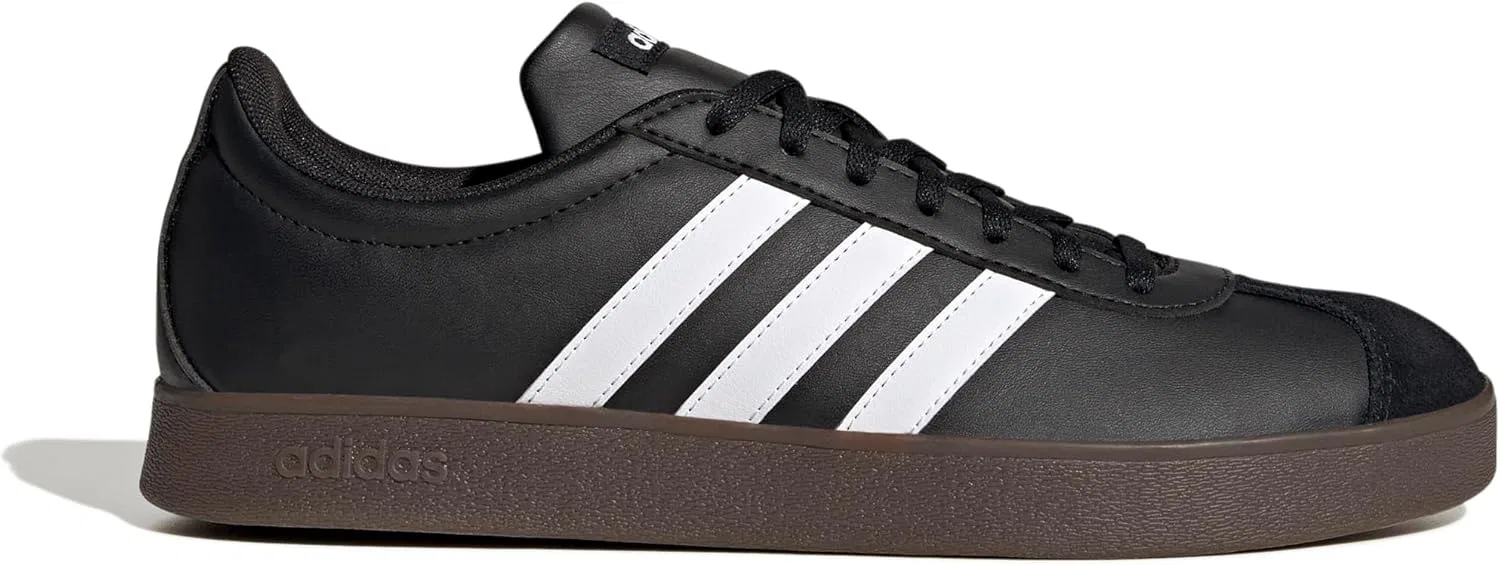 Мужские кроссовки Adidas VL Court Base, Core Black Ftwr White Core Black — фото 4