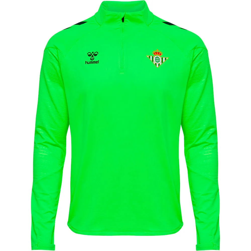 

Толстовка Hummel Real Betis Balompié PRO25 24/25 half zip, зеленый