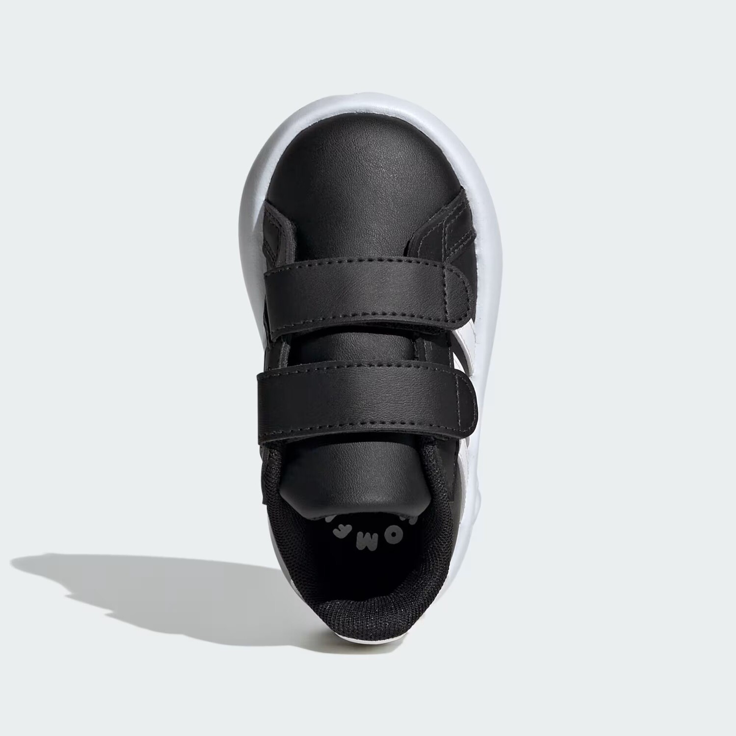 Кроссовки Grand Court 2.0 Детские Adidas, цвет Core Black/Cloud White/Core Black — фото 2