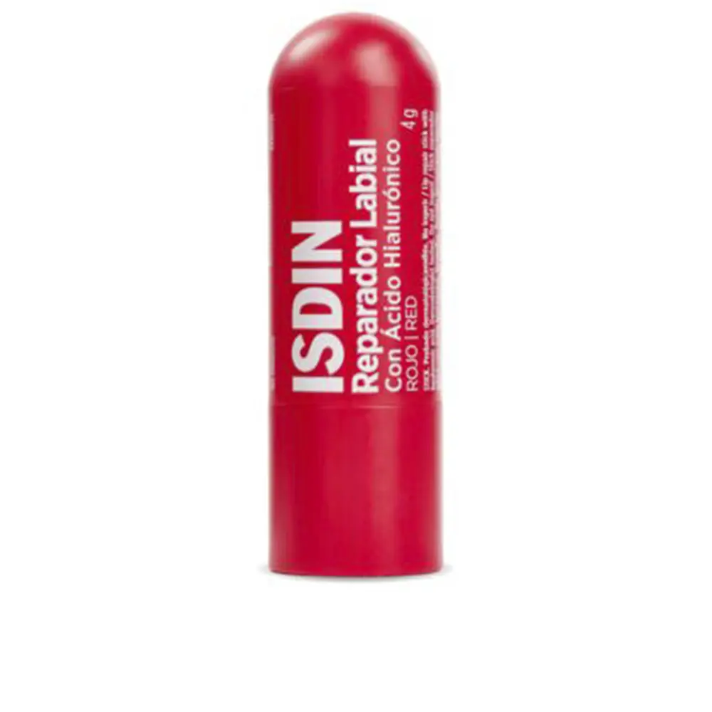 

Бальзам для губ Reparador labial con color en stick Isdin, цвет Rojo, 4 гр.