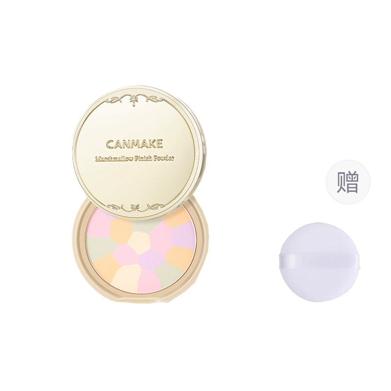 

Пудра Cotton Candy для контроля жирного блеска, натурального выравнивания, матового увлажнения, осветления тона кожи, 4 г CANMAKE
