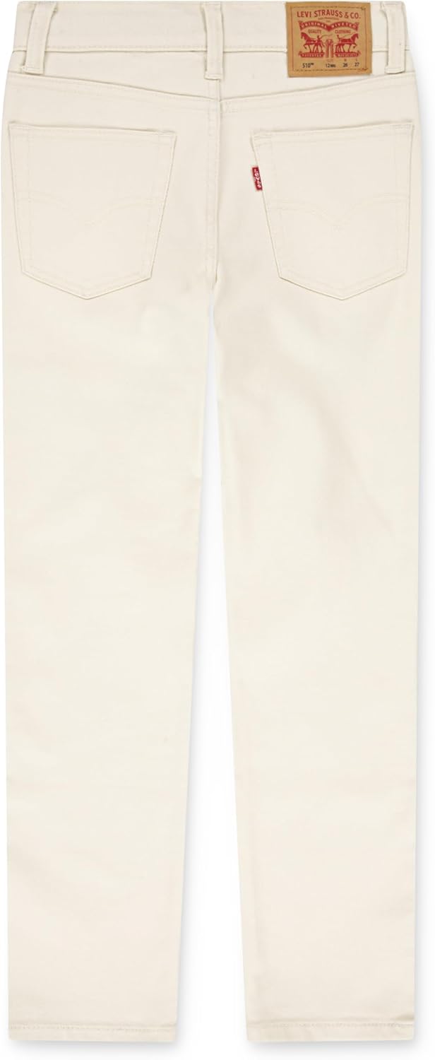 Джинсы Levi's Boys 510 Skinny Fit Destructed, Pale Khaki — фото 2