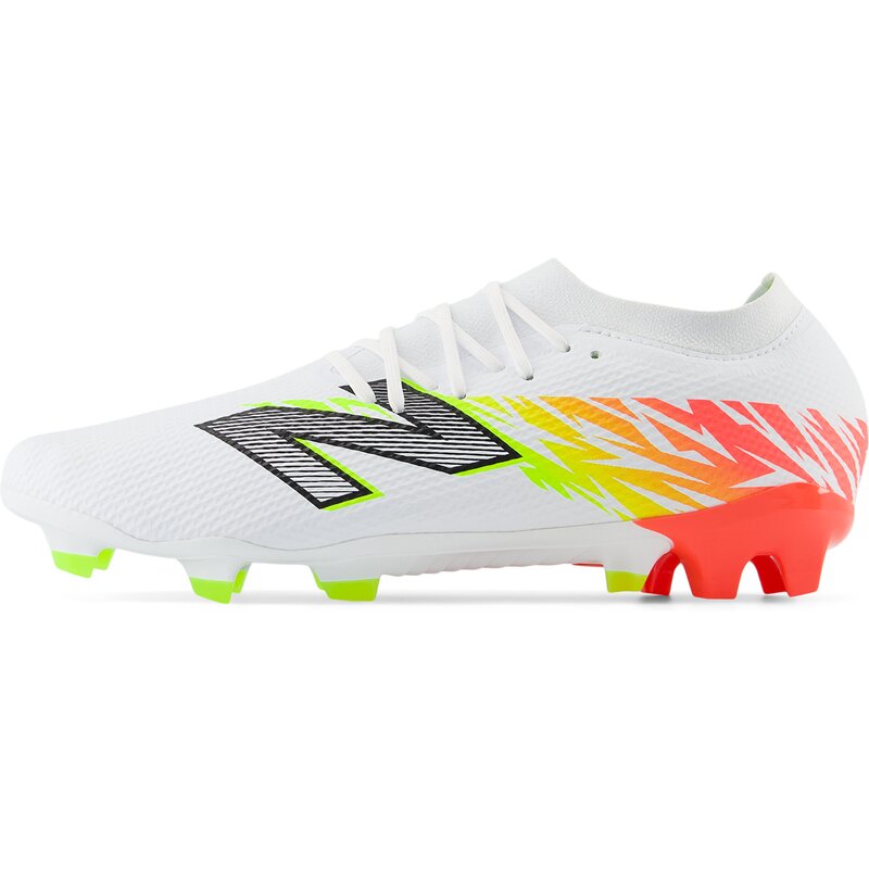 Футбольные бутсы для газона furon team fg v8 New Balance, белый — фото 4