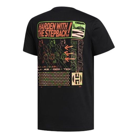 

Футболка adidas Harden Stepback Basketball Sports Round Neck Short Sleeve Black FM4784