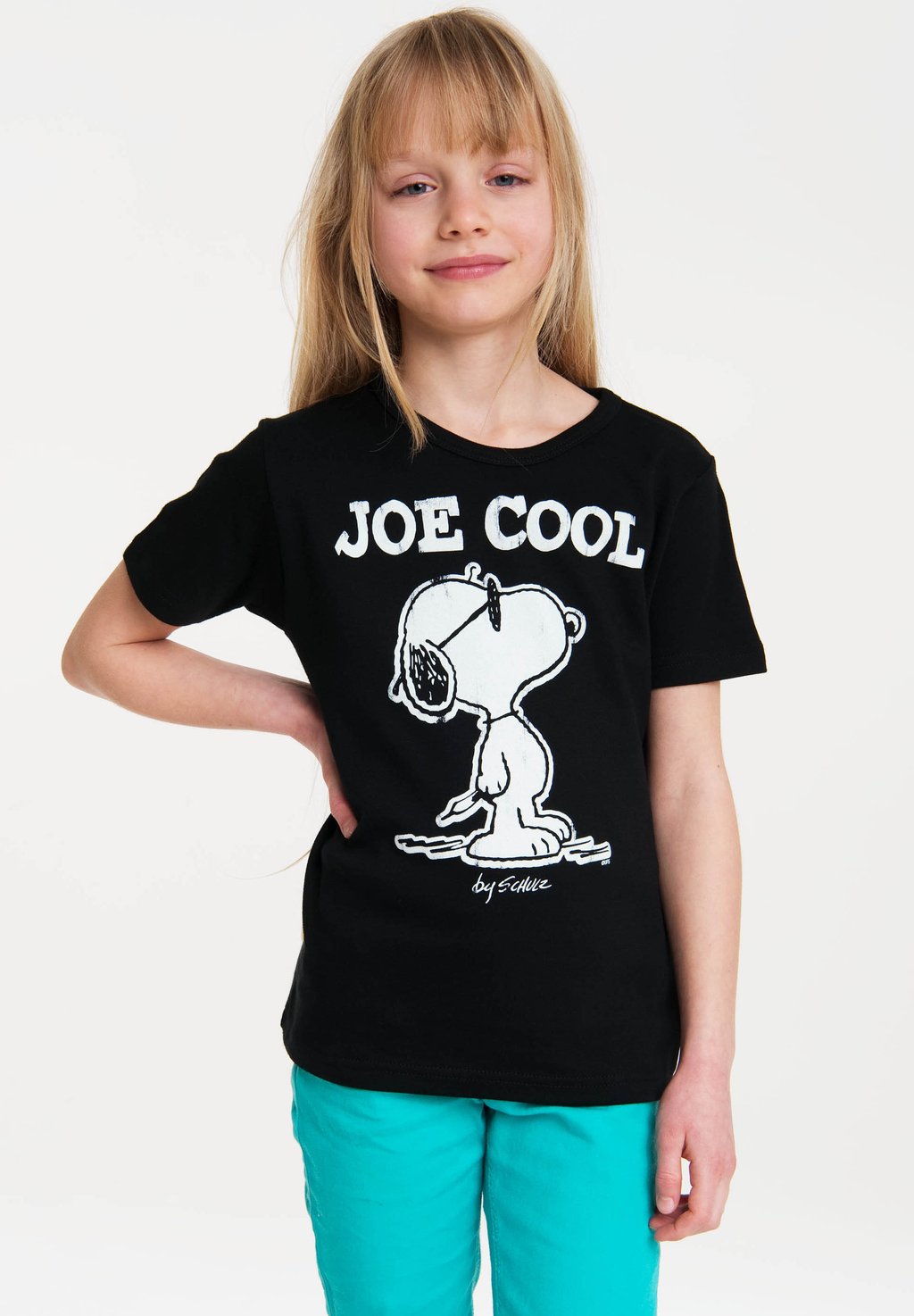 

Футболка с принтом PEANUTS JOE COOL LOGOSHIRT, черный