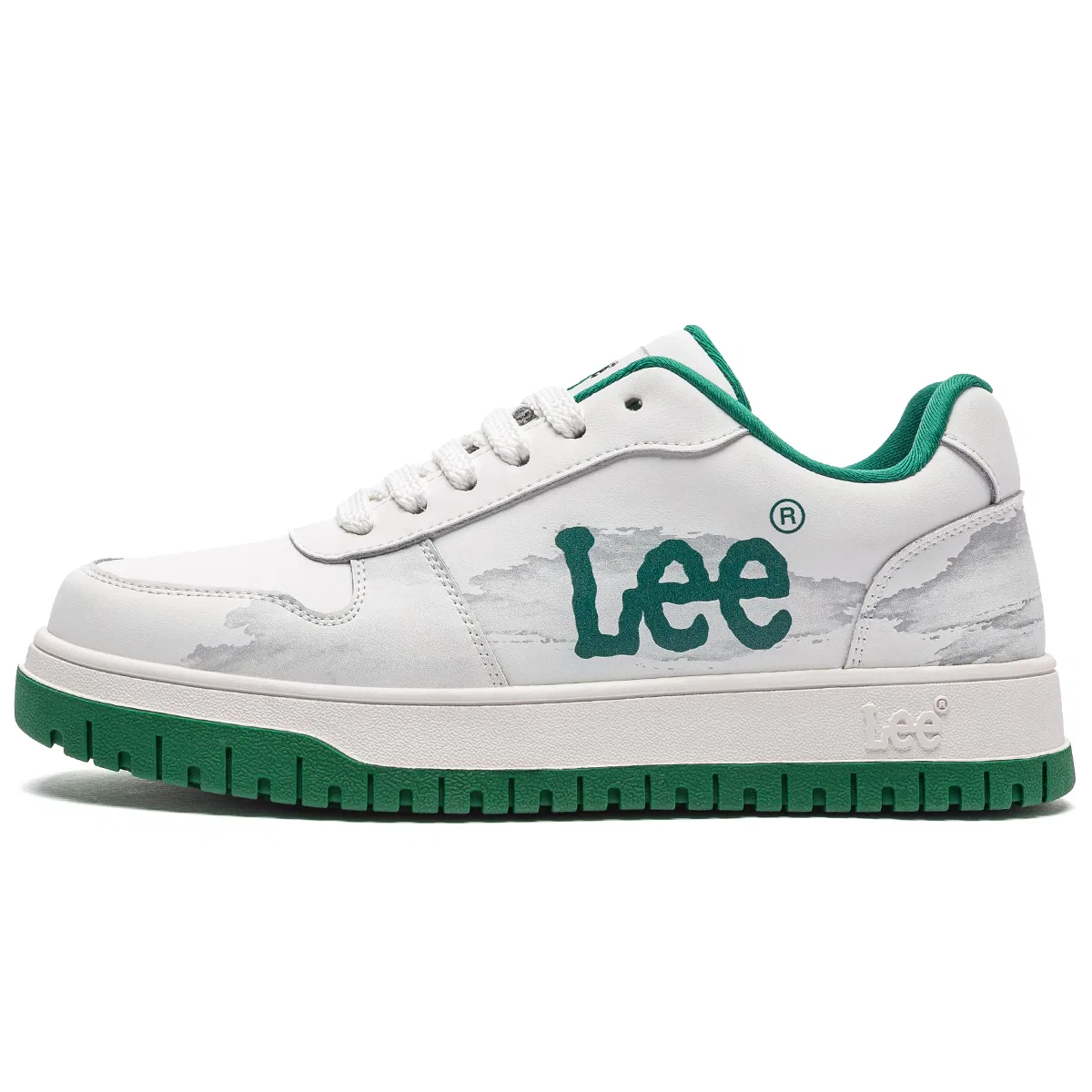 Кроссовки кожаные Lee Wild Green