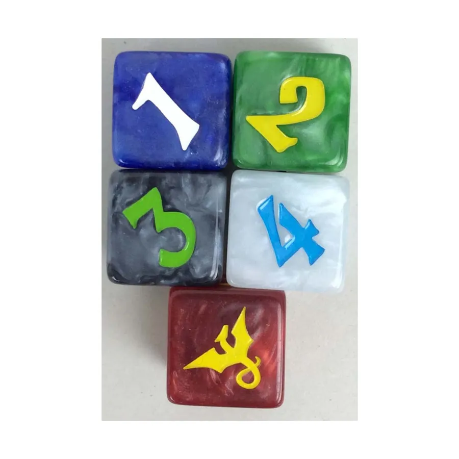 

d6 - Особый Тиамат (5), Dragon Dice (Black Oak)
