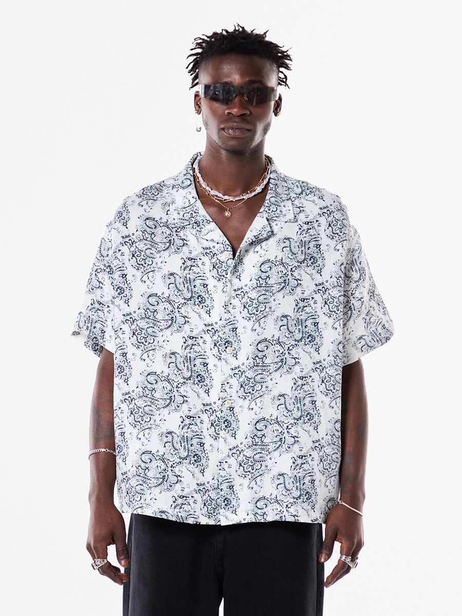 

Повседневная рубашка VAMOS CLO Comfort fit Button Up Shirt, белый