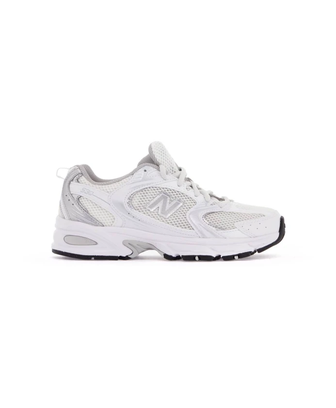 

Кроссовки из сетчатой ткани с n нашивками New Balance, белый