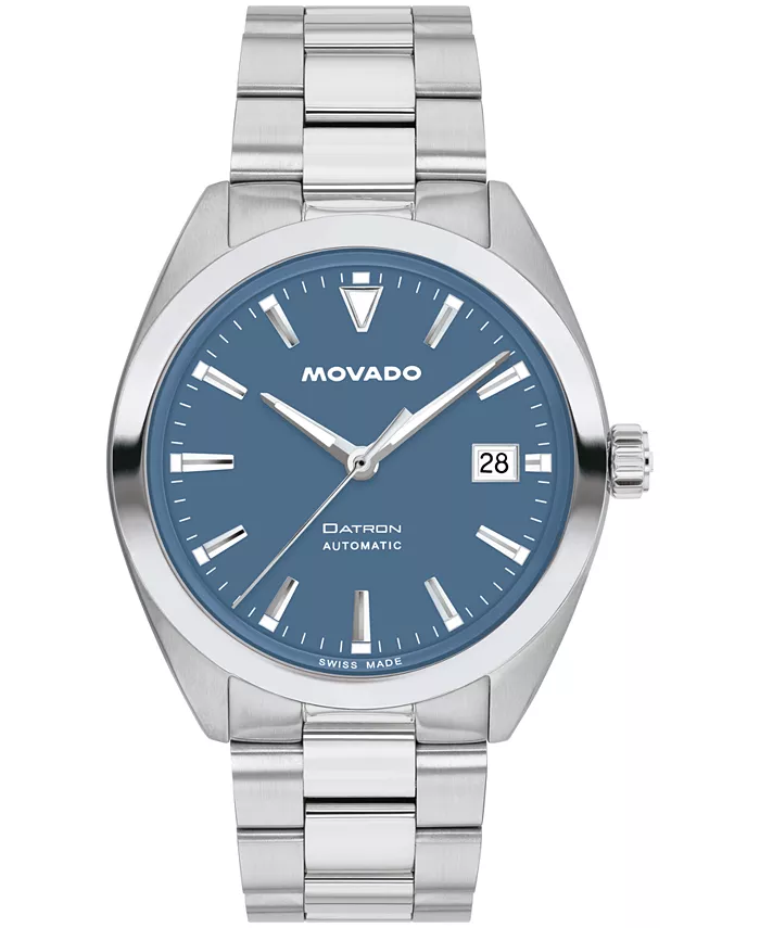 

Мужские часы Datron Swiss Automatic, стальной корпус 40 мм Movado