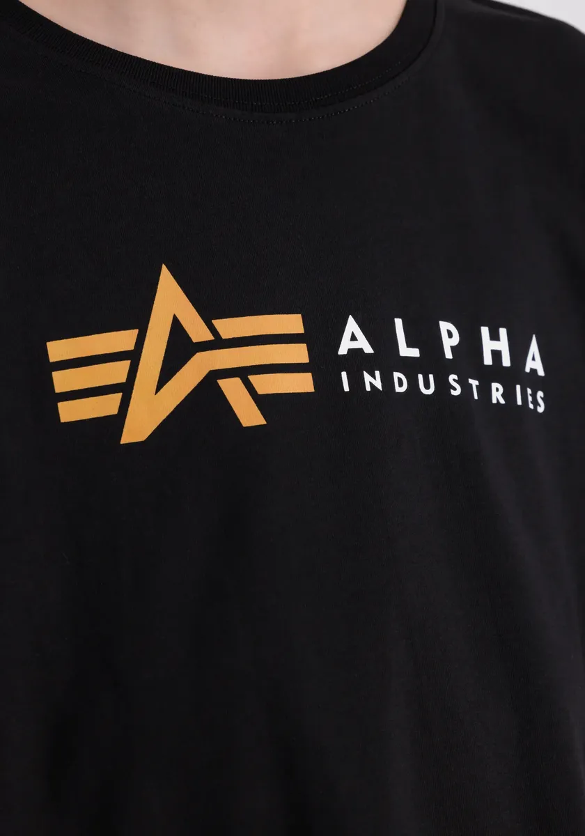 Футболка Alpha Industries " Alpha Industries Kids - Футболки Alpha Label T Kids/Teens", черный — фото 4