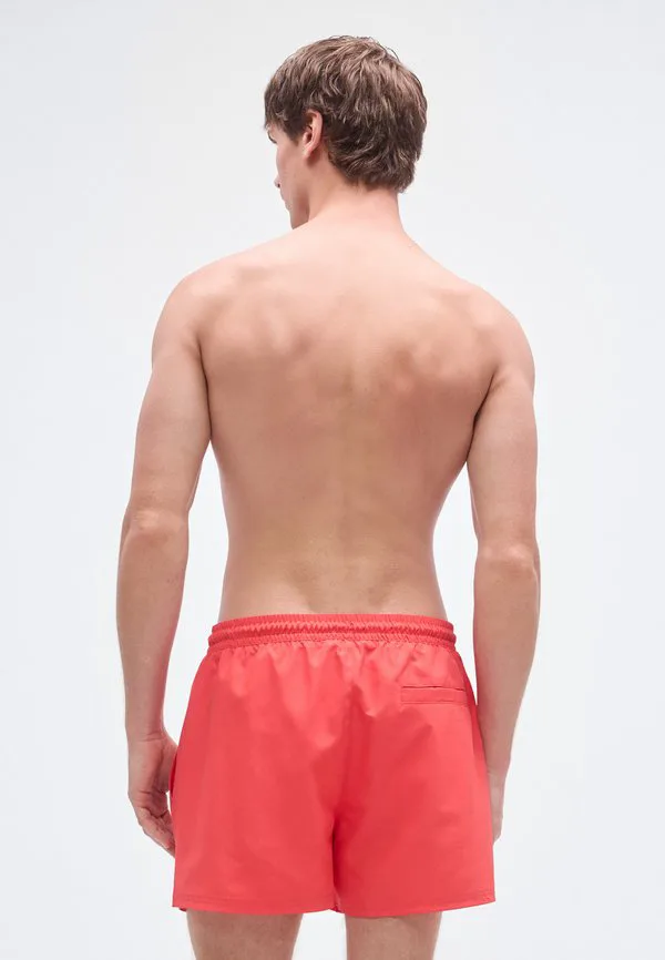 Плавки с поясом на шнуровке и графическим монограммом. Calvin Klein Swimwear, Punch Pink — фото 3