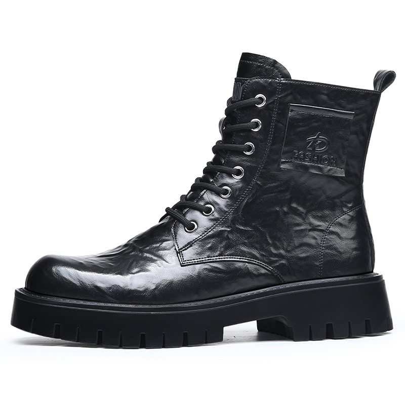 

KACHILANG Мужские ботинки Martin из черного хлопка, цвет Black Cotton