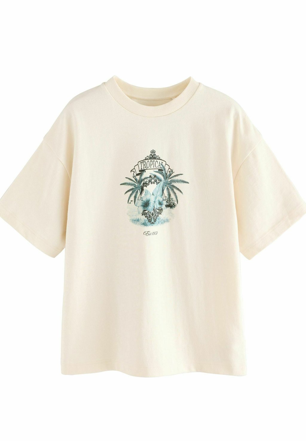 

Футболка с принтом SHORT SLEEVE GRAPHIC STANDARD Next, белый