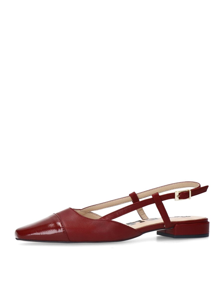 Туфли-лодочки с открытой пяткой SACHA, цвет Ruby red