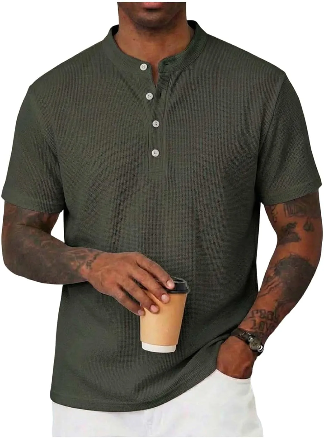 

Футболка Cambkatl с воротником-стойкой