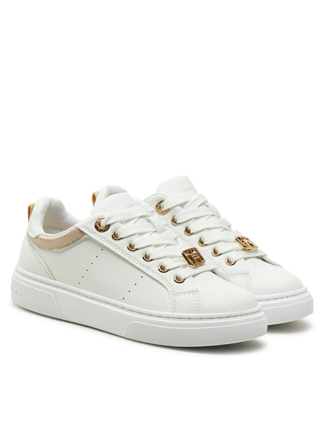 Кроссовки Tommy Hilfiger Low Cut Lace-Up Sneaker T3A9-33743-1355 M, белый — фото 2