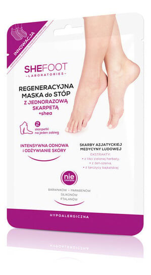 

Носки Shefoot питательные и увлажняющие, пропитанные маской, 1 шт.