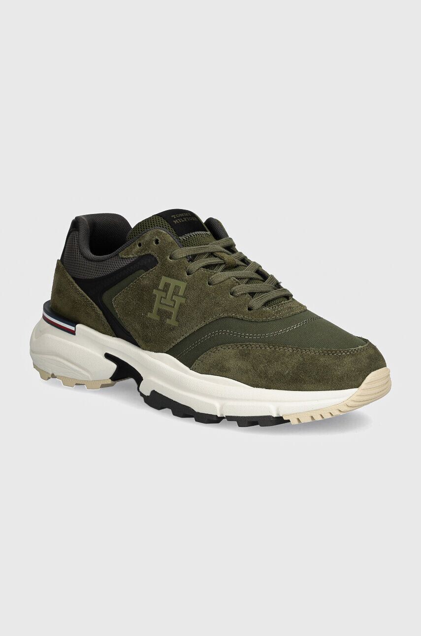

Кроссовки Tommy Hilfiger M RUNNER, зеленый