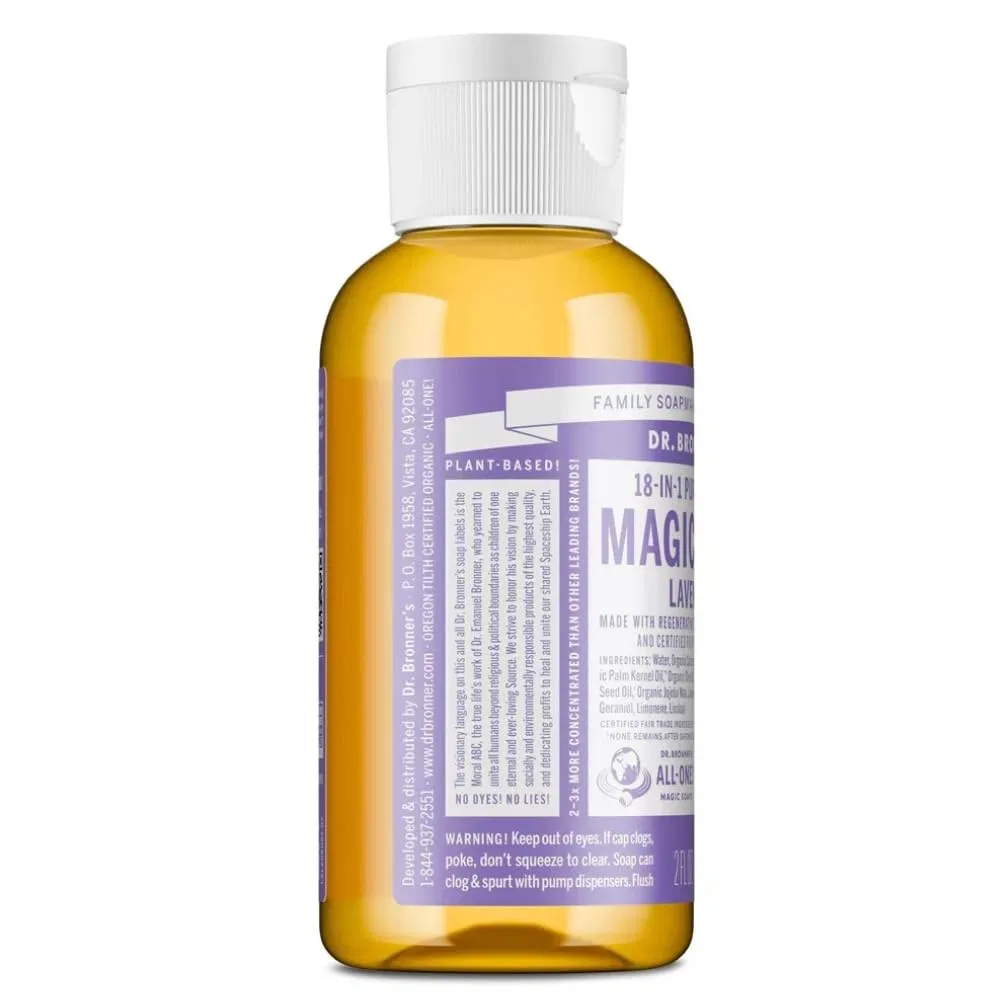 Набор жидкого органического кастильского мыла Lavender от Dr. Bronner's Dr. Bronner'S — фото 2