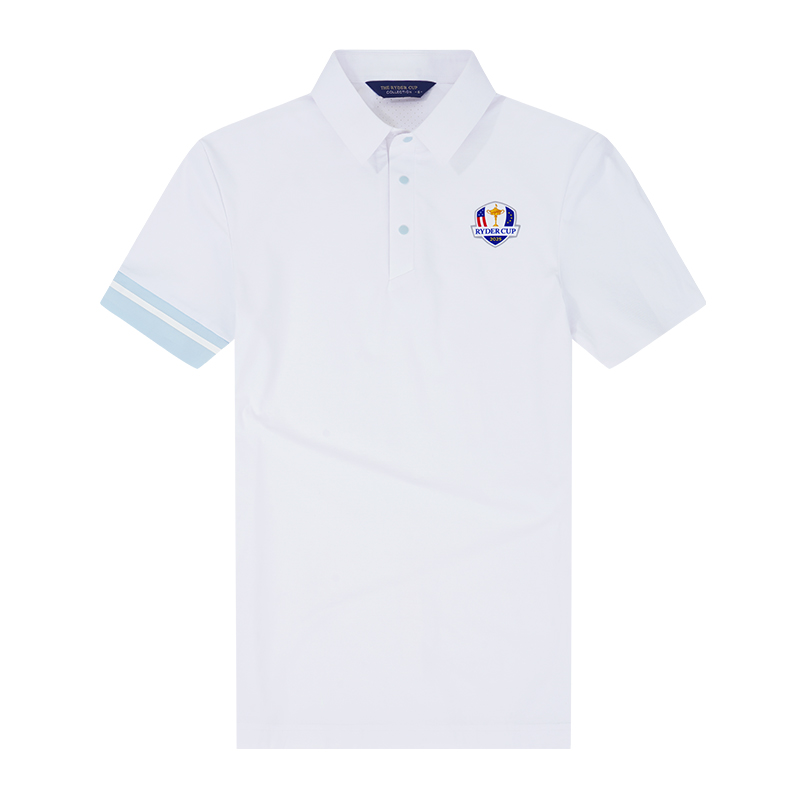 

Футболка поло мужская RYDER CUP EST.1927, светло-голубая