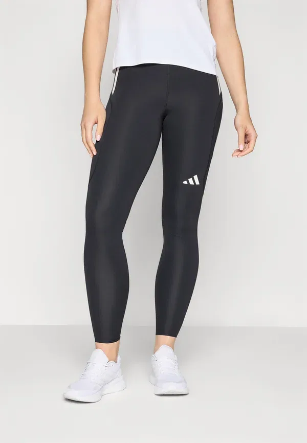 Трикотажные беговые леггинсы Adidas Performance Adizero, черный