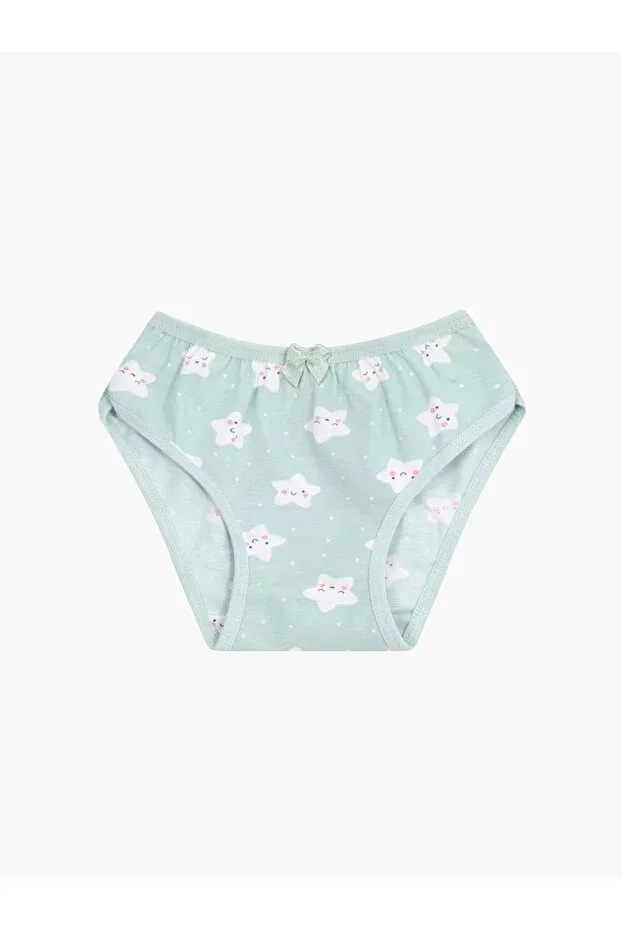 Детские трусы для девочек хлопковые комплект 6 шт Set of 6 cotton rainbow & sun mixed slip panties for girls Vitmo, Mixed — фото 4