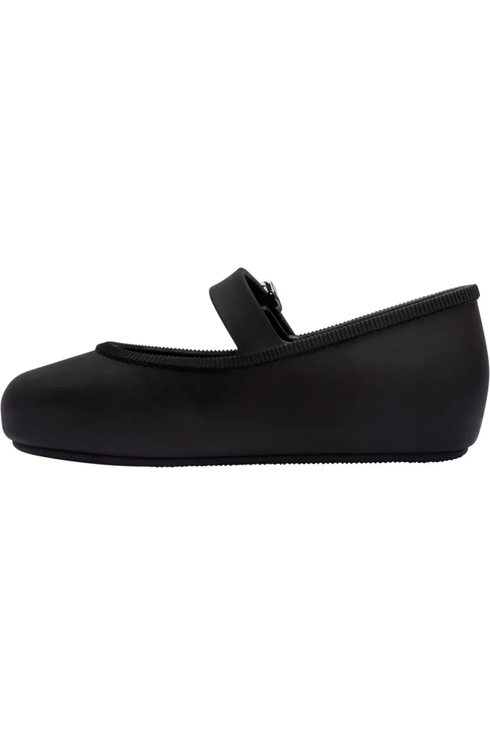 Детские туфли балетки водонепроницаемые Soft Ballerina Baby Mini Melissa, черный — фото 3