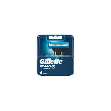 Сменные картриджи для бритвы Gillette Mach3 Turbo, 4 шт.