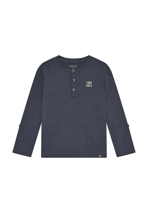 Лонгслив с принтом Long sleeved top Minymo, odyssey gray, серый