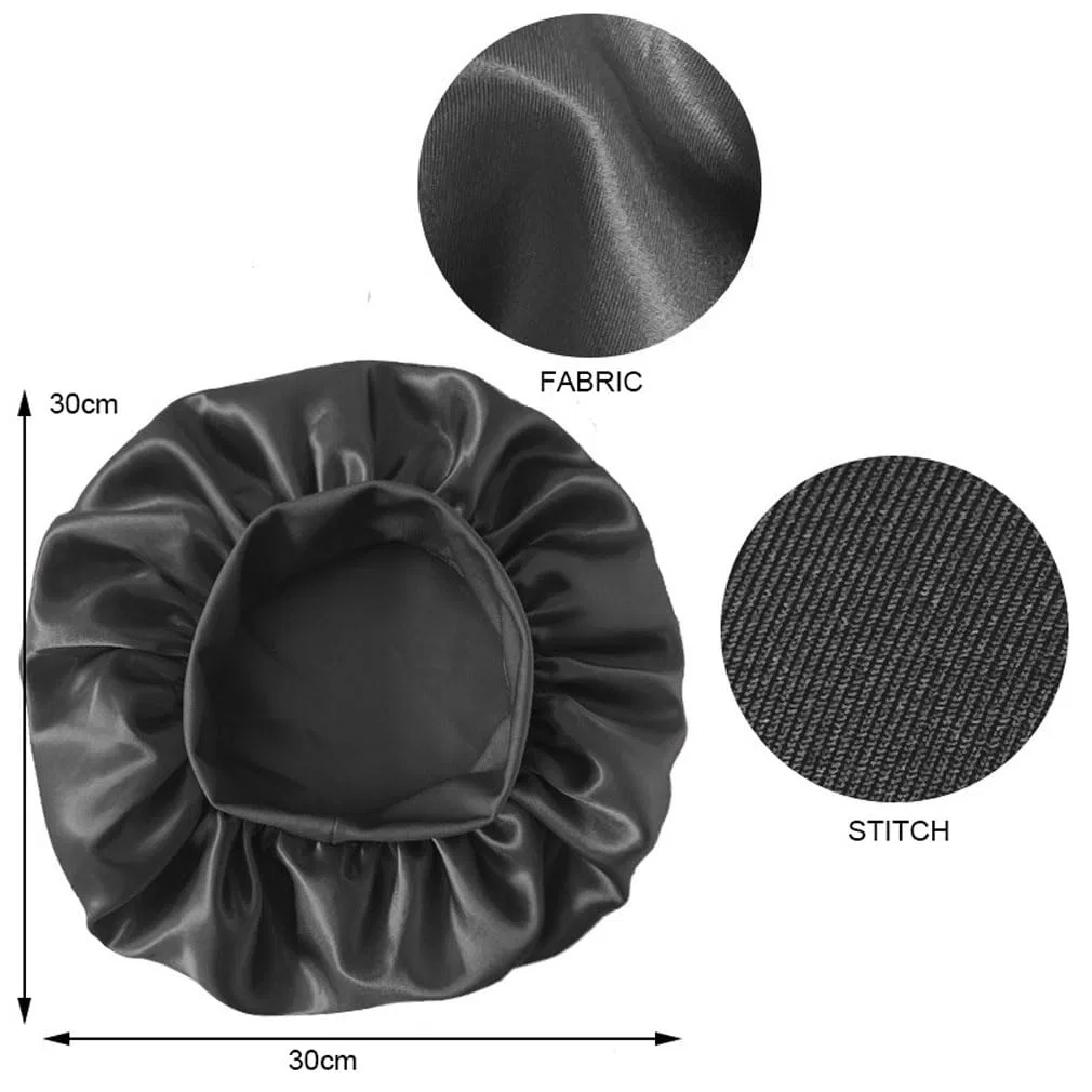 Шапочка для душа Satin Bonnet, AILONSHAWN, из сатина, розовый — фото 3