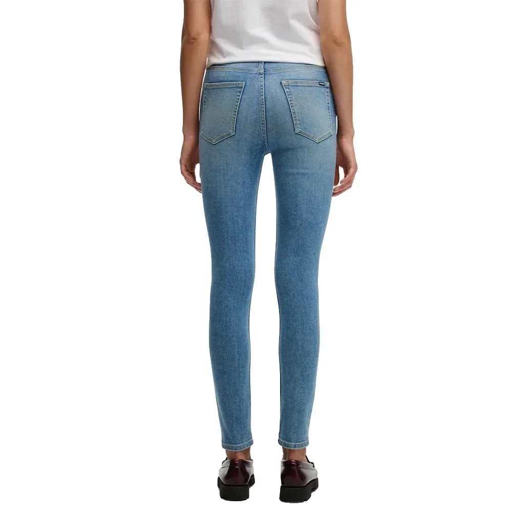 Женские джинсы скинни с высокой талией Superdry, Blue — фото 2