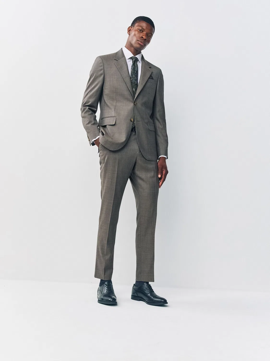 Пиджак Slim Fit Signature Cerutti Next, коричневый — фото 3