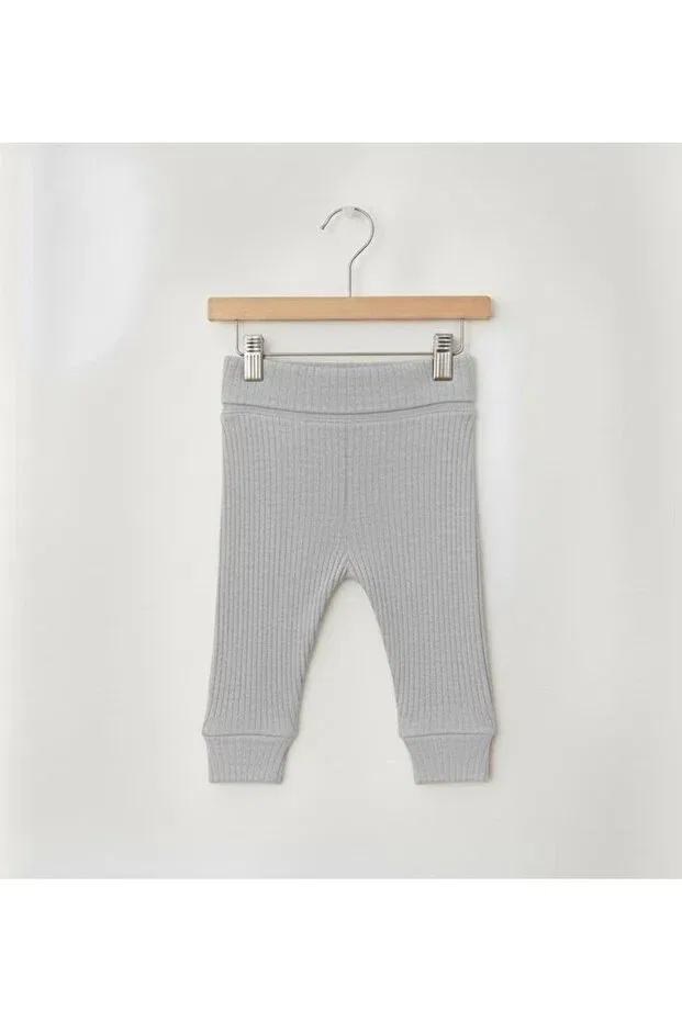 Детские брюки для девочек зауженные Basic theme reported bottom Tiffany, Gray