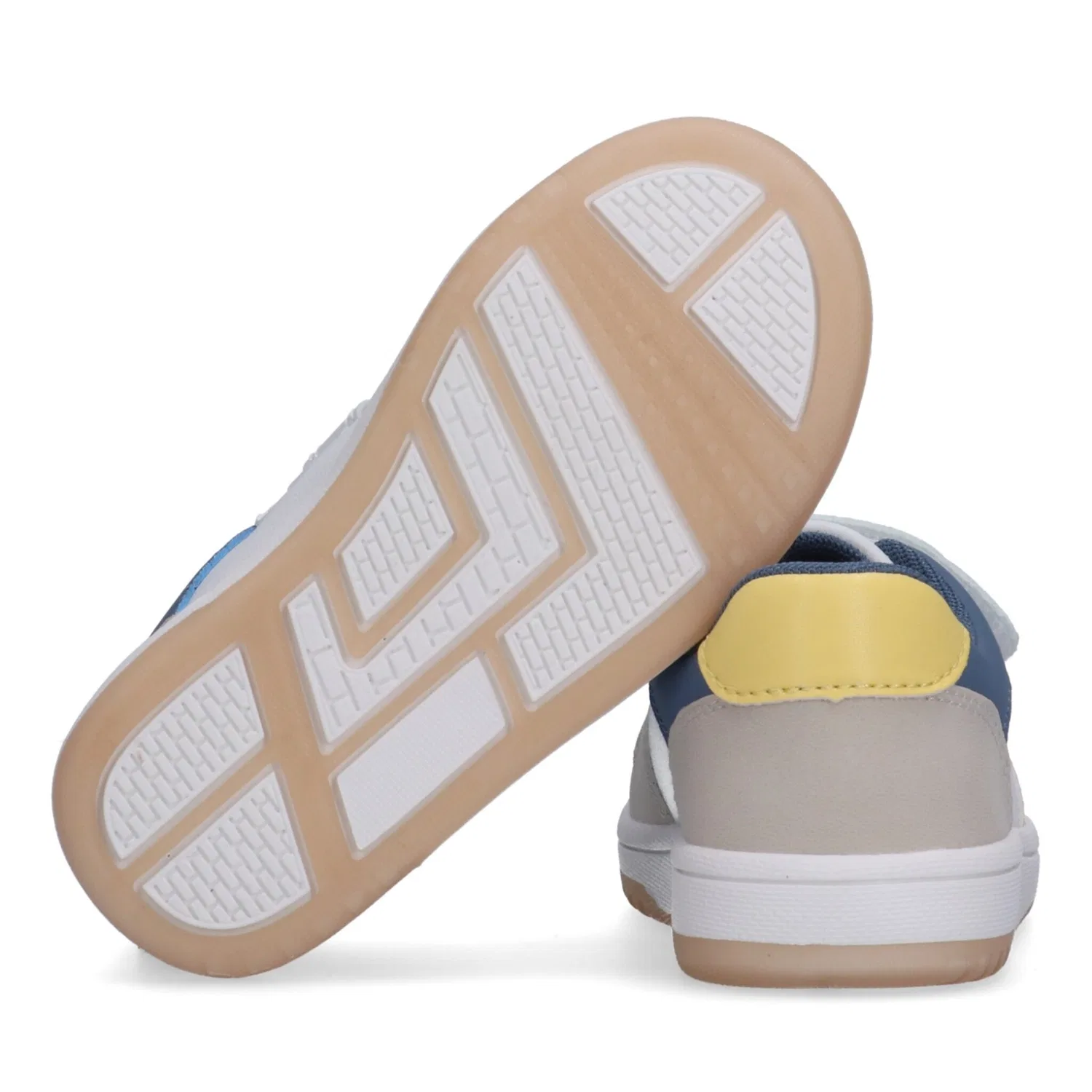 Детские кроссовки на липучках Tommy Hilfiger, White/Beige/Blue — фото 2