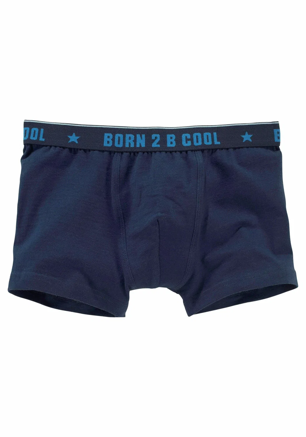 Детские боксеры из хлопка с контрастным поясом Authentic Le Jogger, Blau Mitternachtsindigo — фото 4