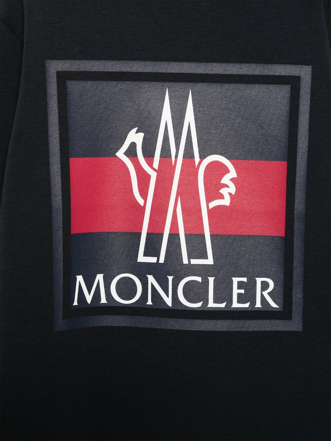Футболка с длинными рукавами и логотипом Moncler, синий — фото 3