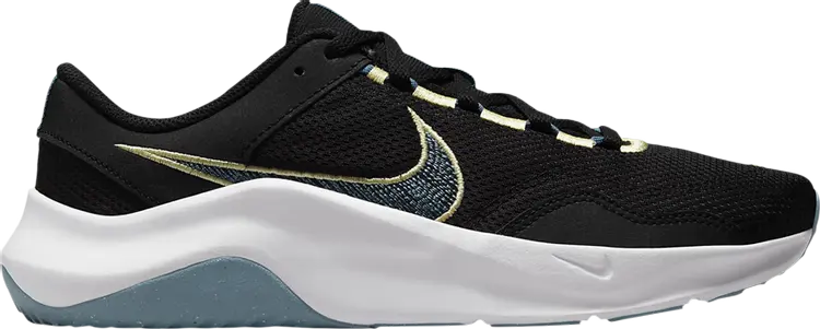 

Кроссовки Nike Wmns Legend Essential 3 Next Nature 'Black Aqua Lemon', черный