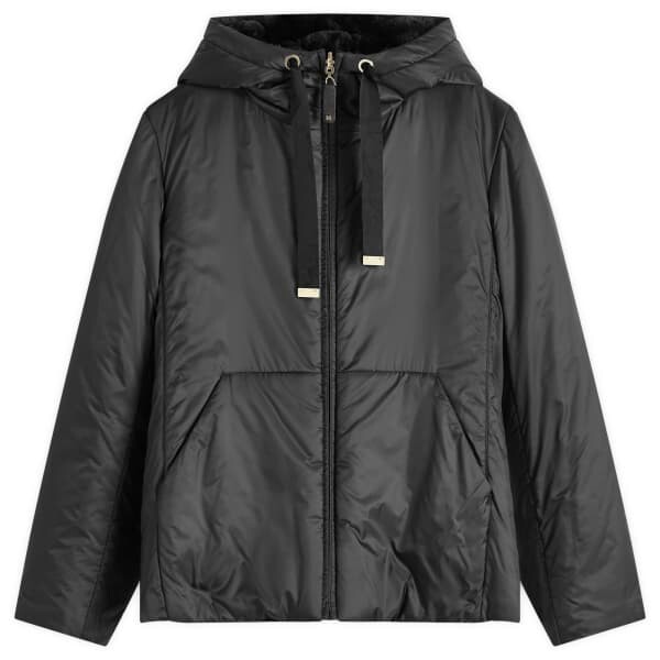 

Пальто из флинна Max Mara, черный