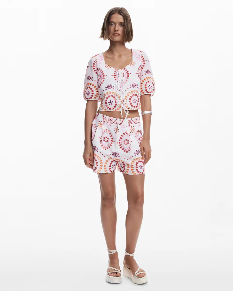 

Женские шорты с принтом Desigual, мультиколор