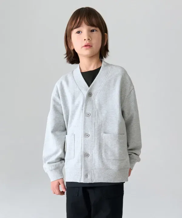 Кардиган оверсайз, Musinsa Standard Kids, средний серый