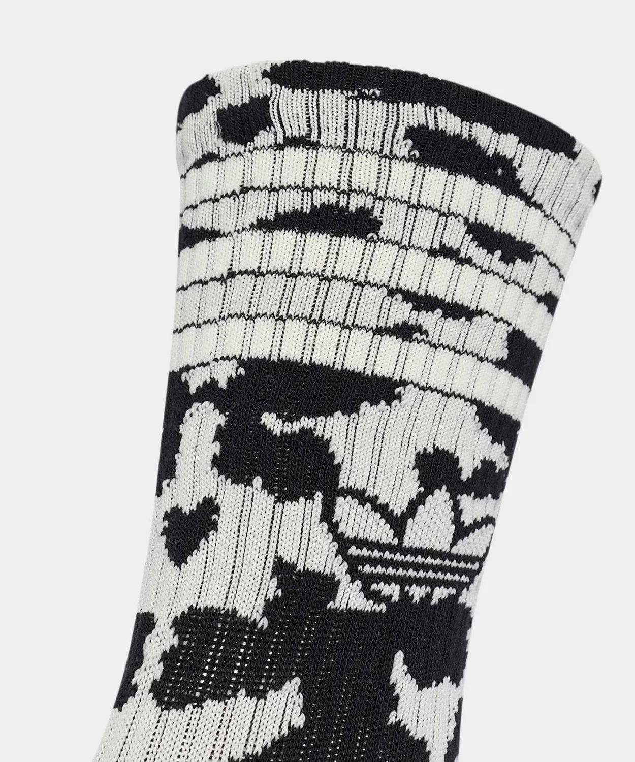 Мужские носки с принтом, комплект из 2 пар, Animal Print Crew Sock Adidas, White — фото 3