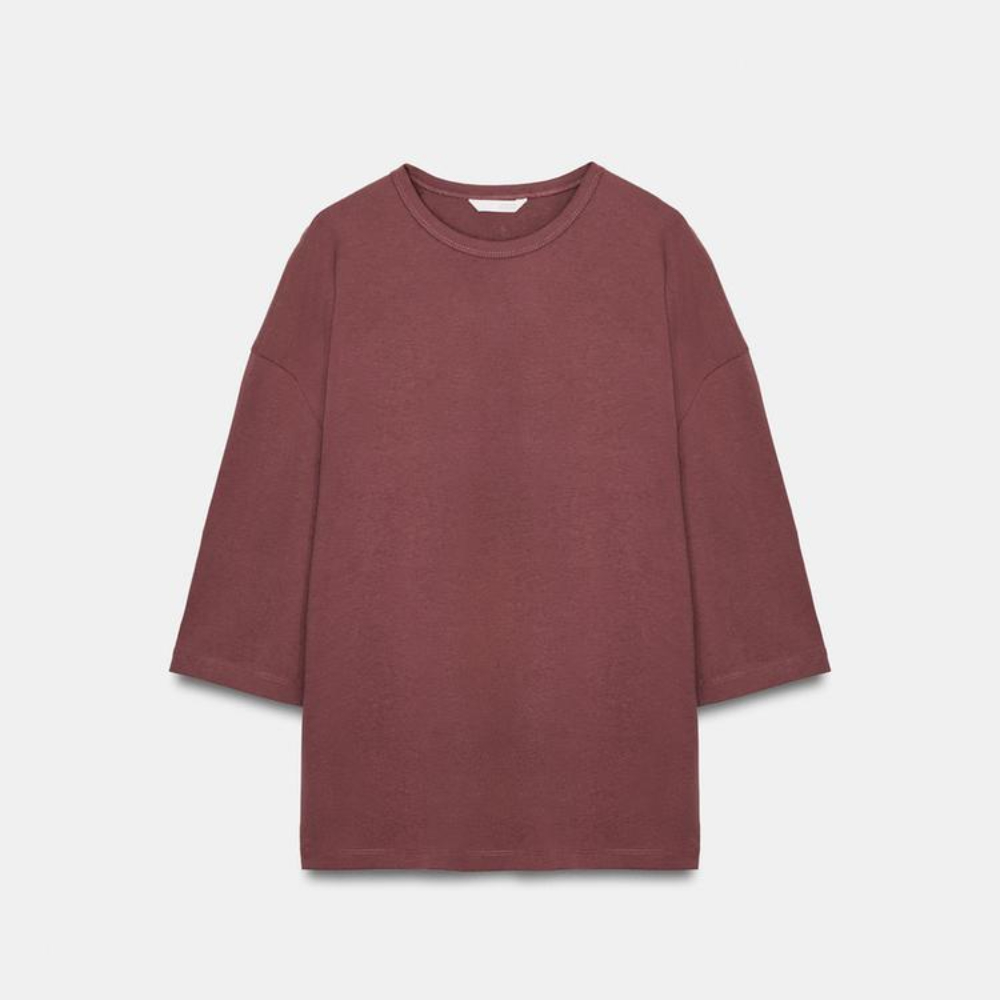 

Футболка Zara Rustic Short Sleeve, тёмно-фиолетовый