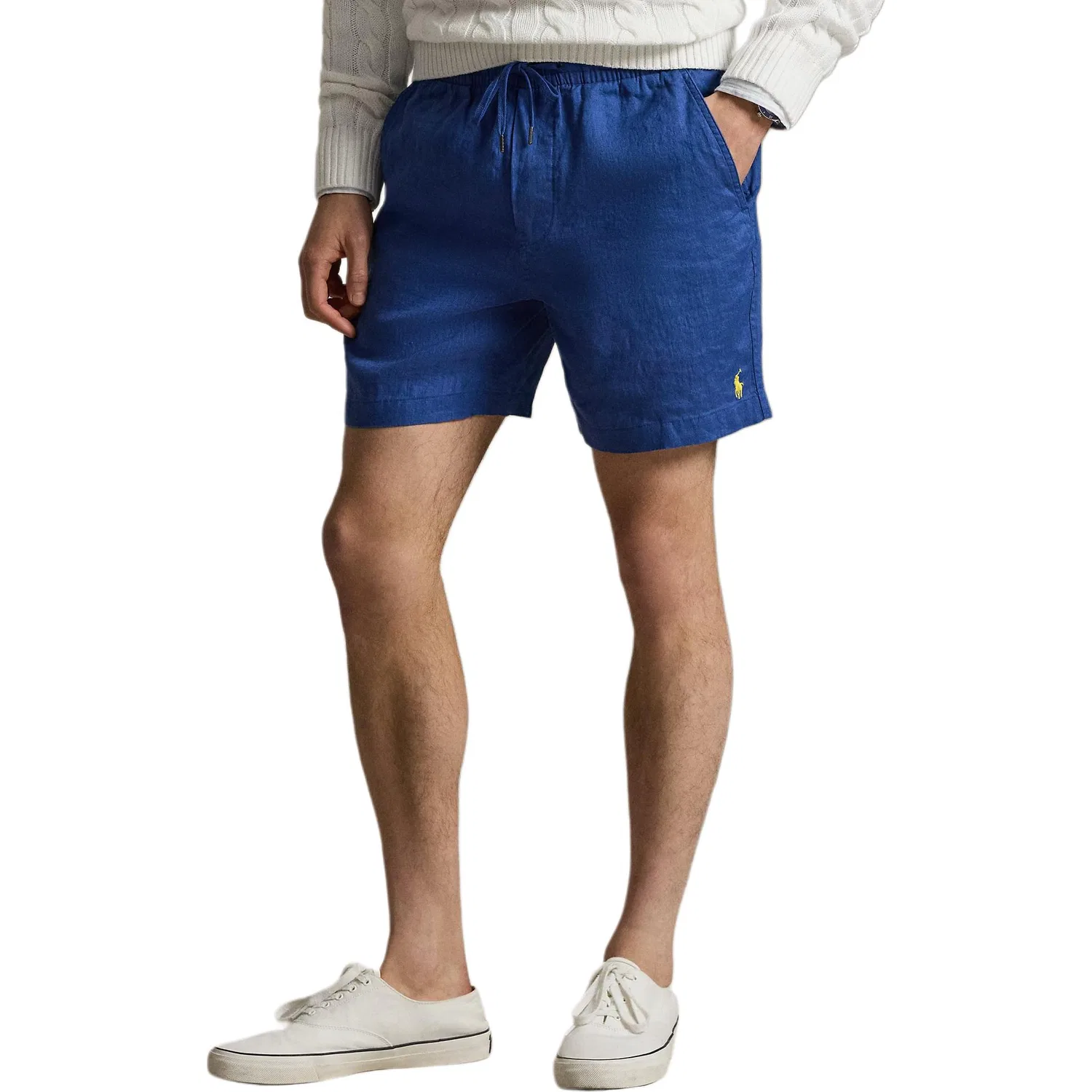 Мужские шорты на завязках Polo Ralph Lauren, Gray Blue — фото 3