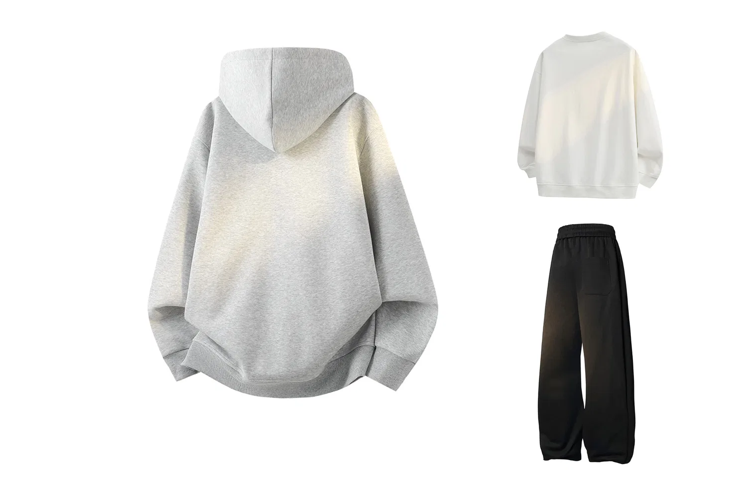 Детский комплект худи и штанов с капюшоном, Sweatshirt Sets Unisex Hooded Moderate, WARRIOR — фото 3