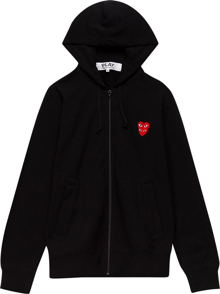 

Худи Comme des Garçons PLAY Mini Logo Hoodie 'Black', черный