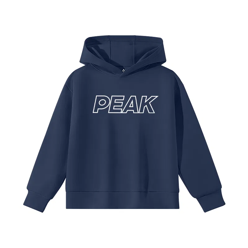 Детская толстовка с капюшоном PEAK Navy Blue Hollow-Out Large