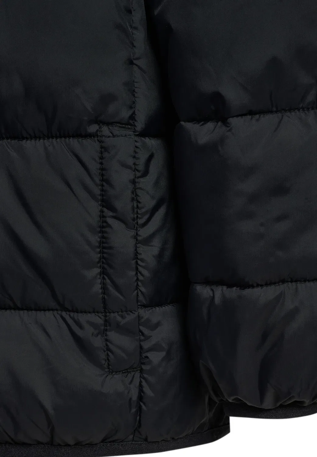 Легкая пуховая куртка Hmljr унисекс - зимнее пальто Hummel, Black — фото 4